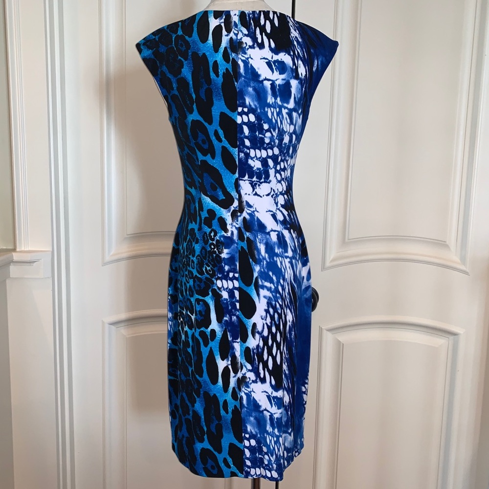 Cach’e Leopard/Snake Print Dress, Size 6 - image 6